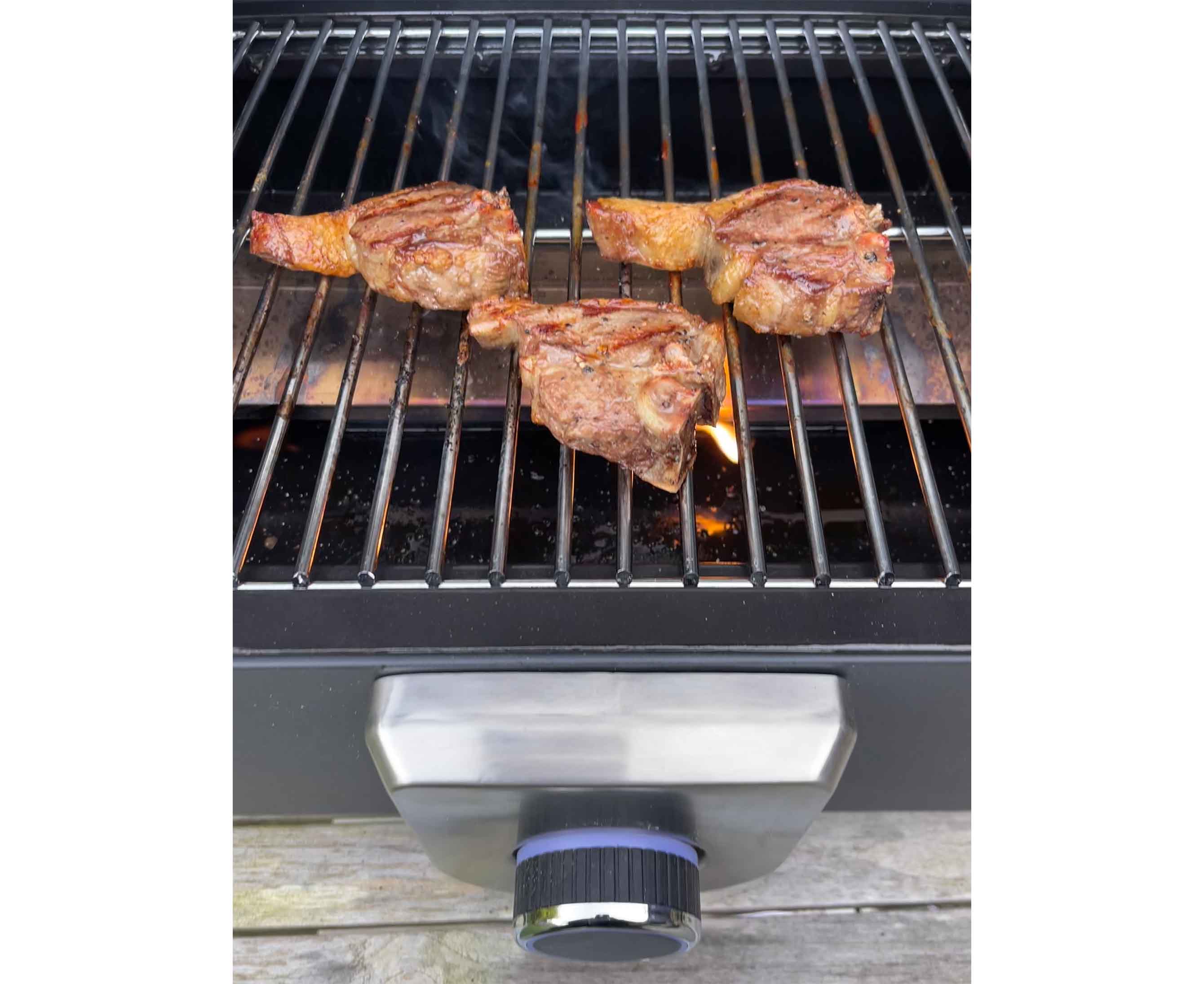 cooking with Omica BBQ Grill